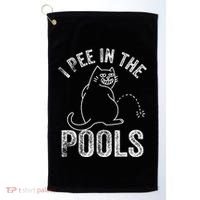 Funny I Pee In Pools Summer Vacation Men Women Golf Towel thumb 0