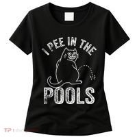 Funny I Pee In Pools Summer Vacation Men Women Women's T-Shirt thumb 0