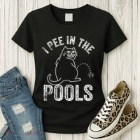 Funny I Pee In Pools Summer Vacation Men Women Women's T-Shirt thumb 3