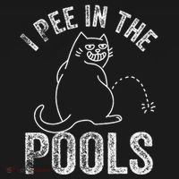 Funny I Pee In Pools Summer Vacation Men Women Women's T-Shirt thumb 6