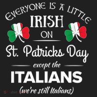 Funny Italian Pride Irish St. Patricks Day Italians Women's Sweatshirt thumb 2