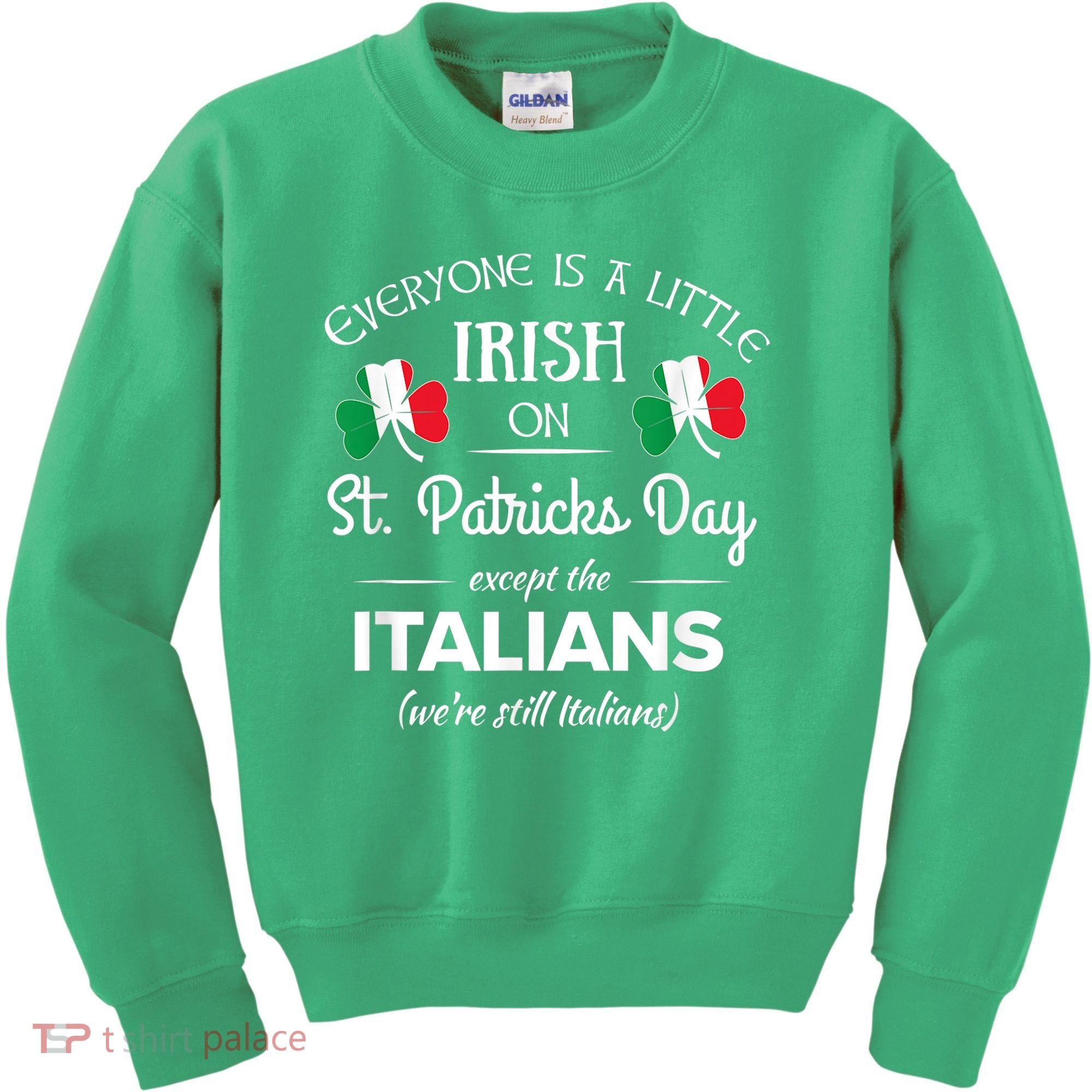 Funny Italian Pride Irish St. Patricks Day Italians Kids Sweatshirt