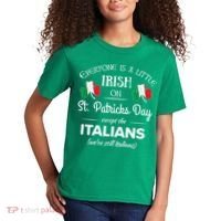 Funny Italian Pride Irish St. Patricks Day Italians Kids T-Shirt thumb 2