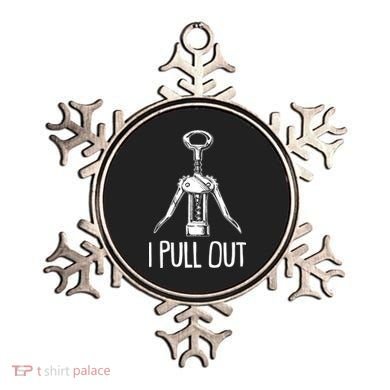 Funny I Pull Out Wine Corkscrew Ornament
