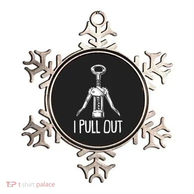 Funny I Pull Out Wine Corkscrew Ornament