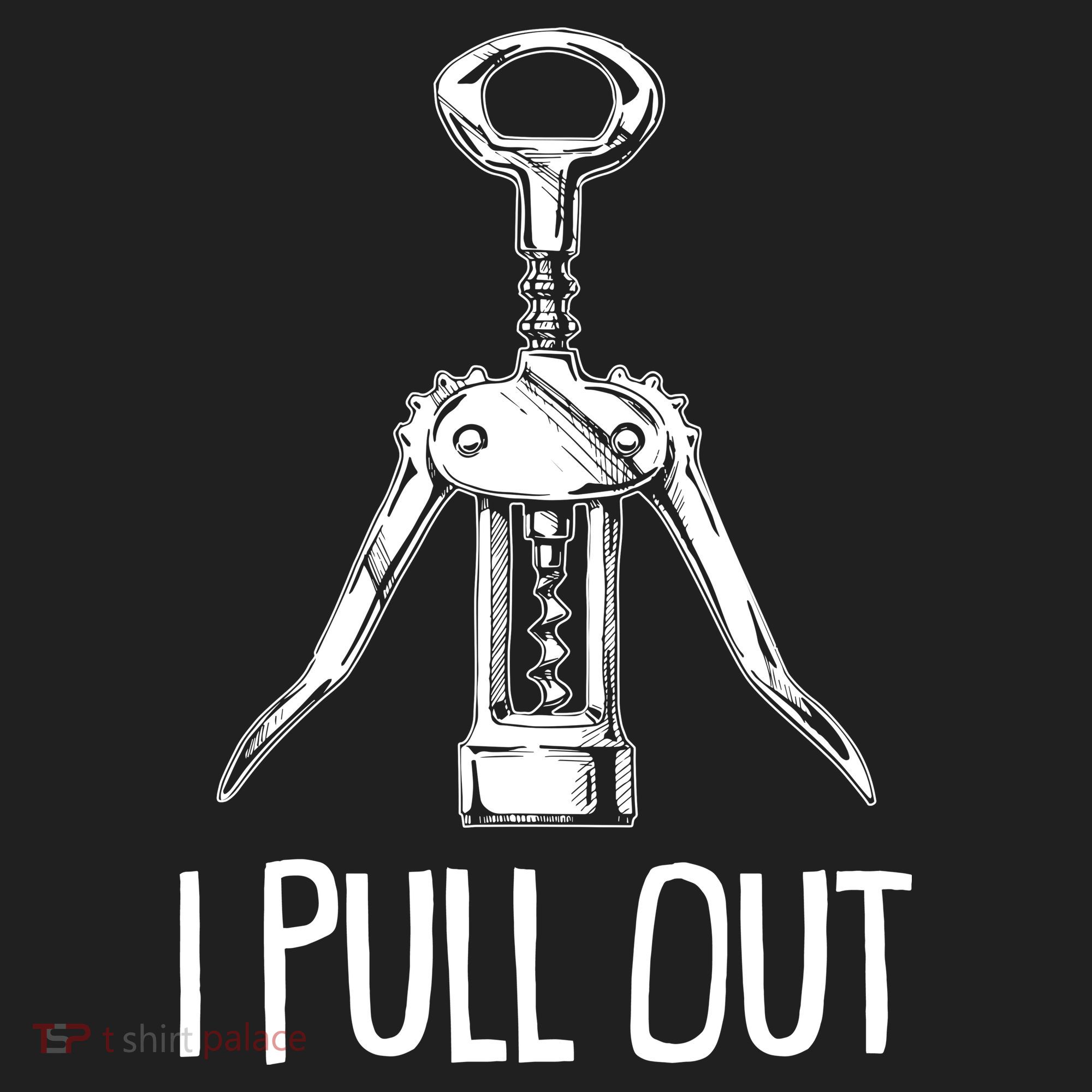 Funny I Pull Out Wine Corkscrew Golf Towel