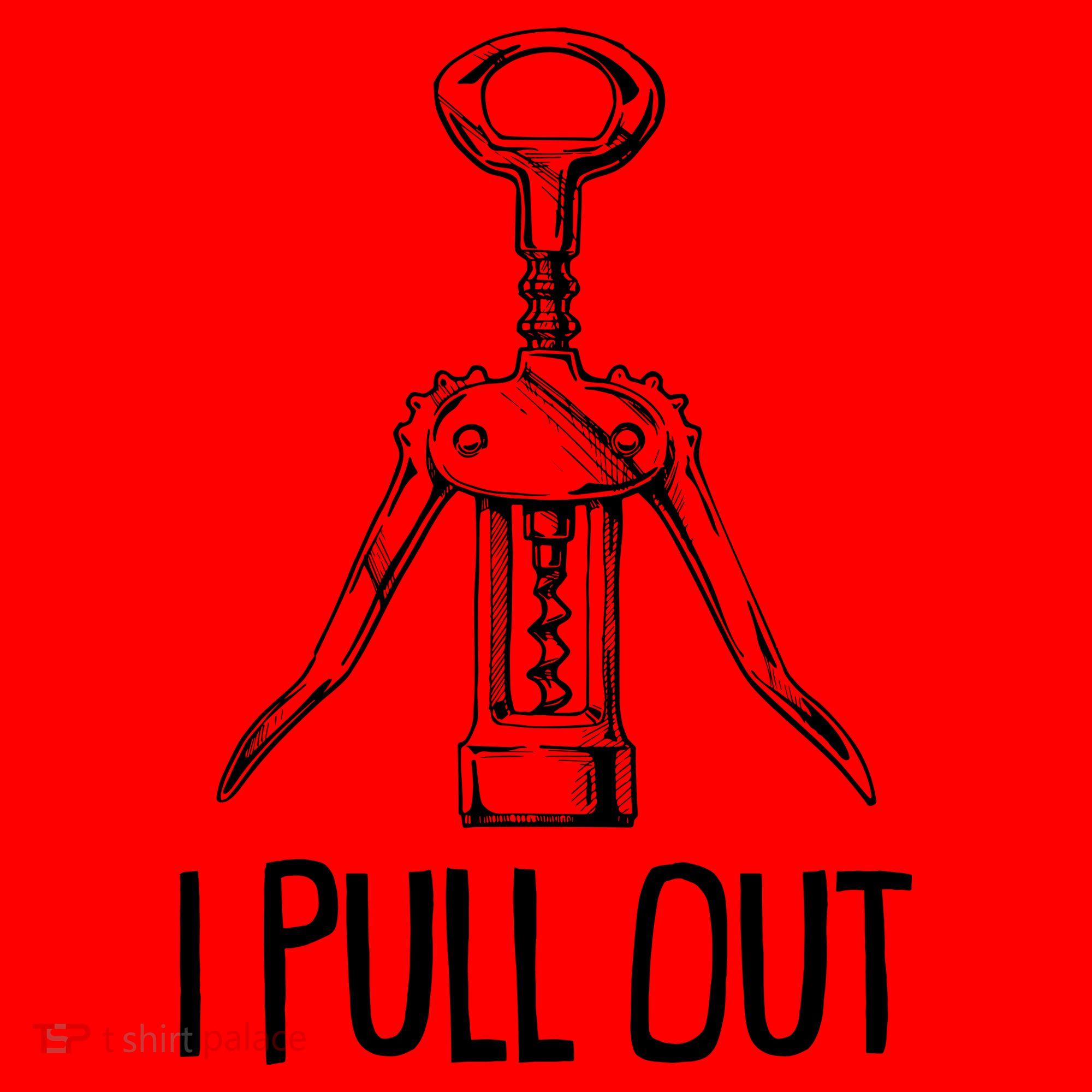 Funny I Pull Out Wine Corkscrew Santa Hat