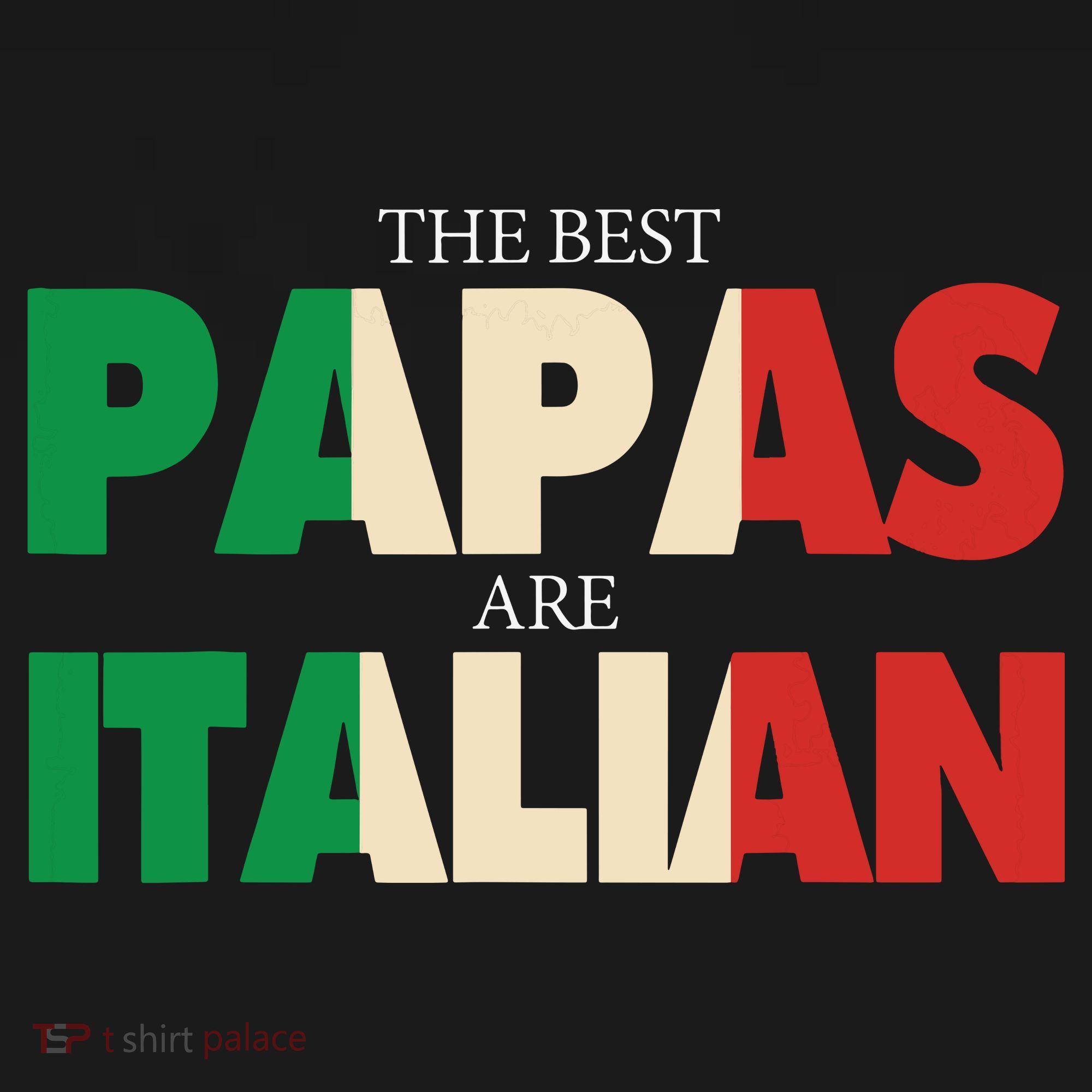 Funny Italian Papa Gift Best Papas Are Italian Flag Ornament