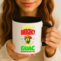 Funny In Queso Emergency Add Guac Coffee Mug thumb 3