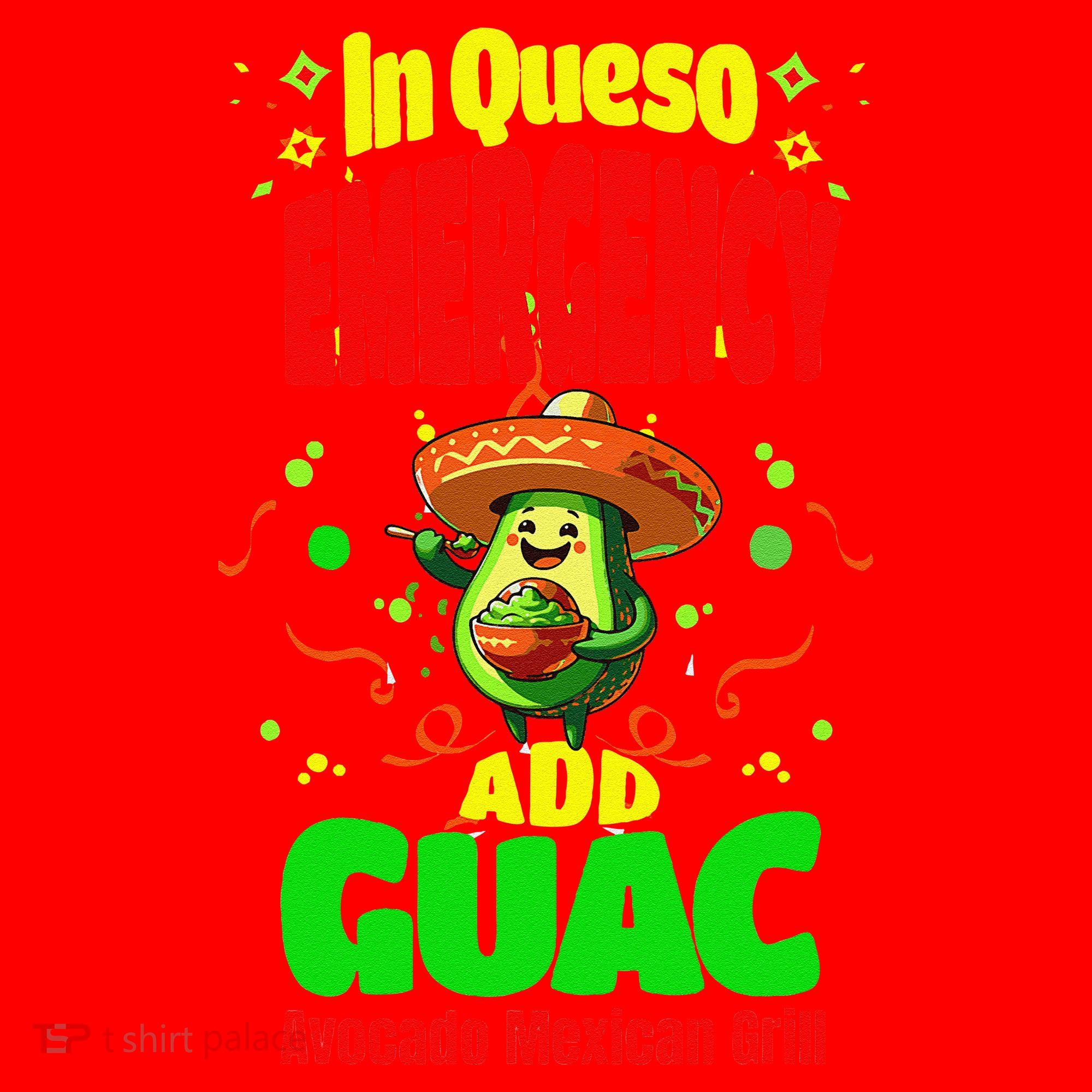 Funny In Queso Emergency Add Guac Santa Hat