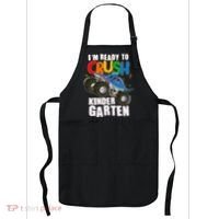 Funny I'm Ready To Crush Kindergarten Shark Monster Truck Apron thumb 0