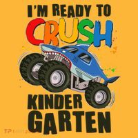 Funny I'm Ready To Crush Kindergarten Shark Monster Truck Mousepad thumb 1