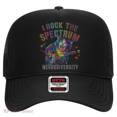 Funny I ROCK THE SPECTRUM Autism Awareness Dad Support Hat