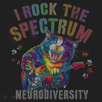 Funny I ROCK THE SPECTRUM Autism Awareness Dad Support Golf Towel thumb 3