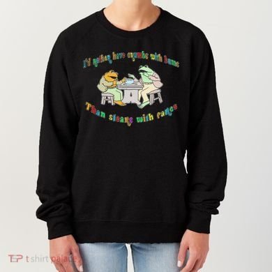 Frog I'd Rather Have Crumbs With Bums Women's Sweatshirt