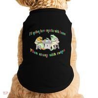Frog I'd Rather Have Crumbs With Bums Doggie Tank thumb 0