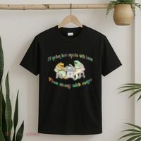 Frog I'd Rather Have Crumbs With Bums T-Shirt thumb 2