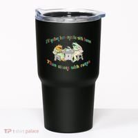 Frog I'd Rather Have Crumbs With Bums Tumbler thumb 0