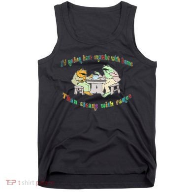 Frog I'd Rather Have Crumbs With Bums Tank Top