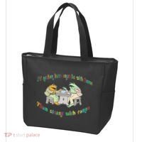 Frog I'd Rather Have Crumbs With Bums Tote Bag thumb 3