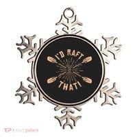 Funny I'd Raft That River Paddling White Water Rafting Gift Ornament thumb 0