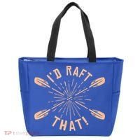 Funny I'd Raft That River Paddling White Water Rafting Gift Tote Bag thumb 0