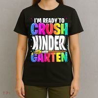 Funny I'm Ready To Crush Kindergarten Back To School T-Shirt thumb 4