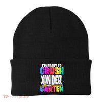 Funny I'm Ready To Crush Kindergarten Back To School Beanie thumb 0