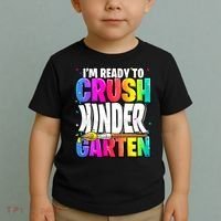 Funny I'm Ready To Crush Kindergarten Back To School Toddler T-Shirt thumb 2