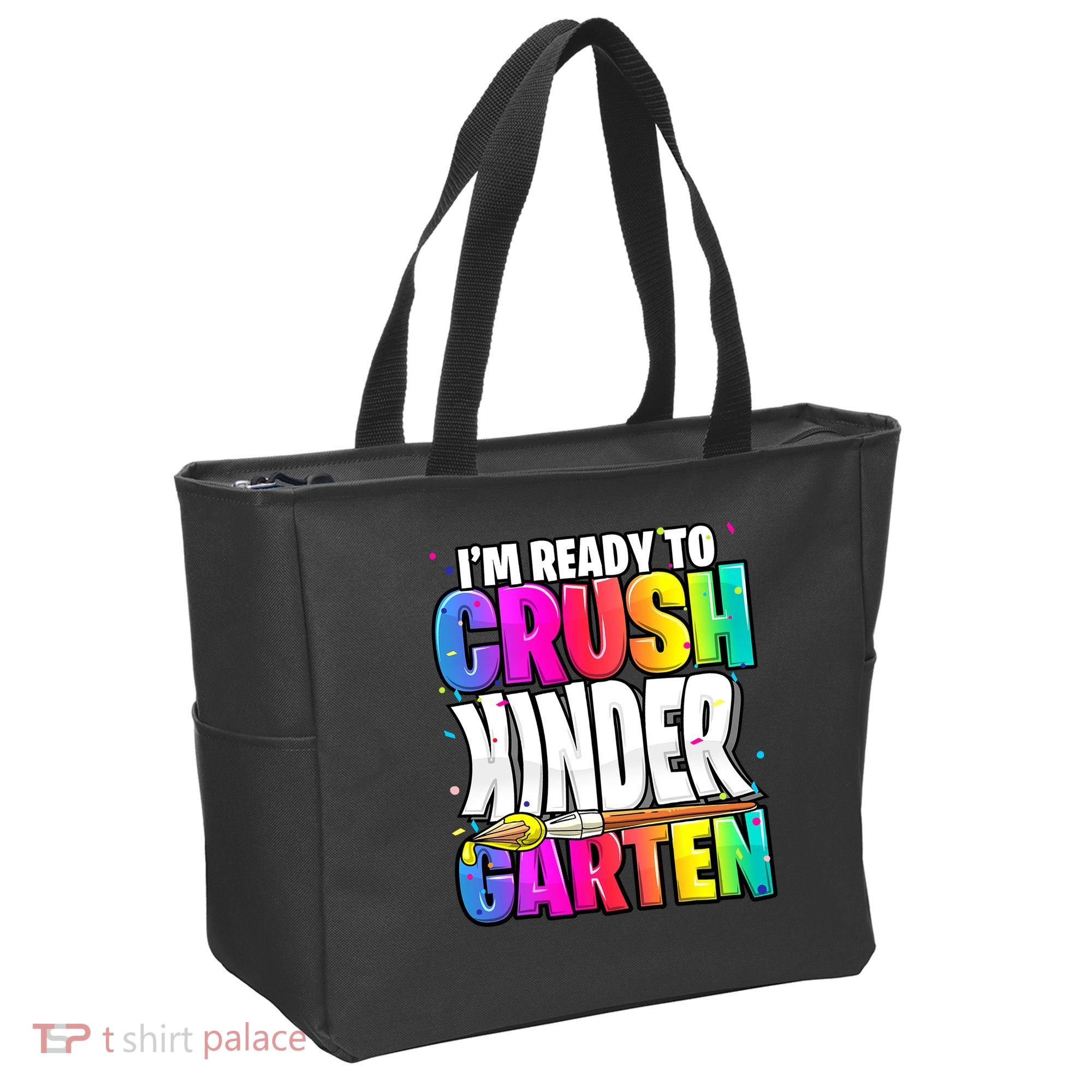 Funny I'm Ready To Crush Kindergarten Back To School Tote Bag