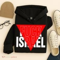 Fuck Israel Red Triangle Hoodie thumb 4