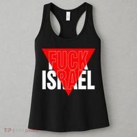 Fuck Israel Red Triangle Women's Tank Top thumb 3