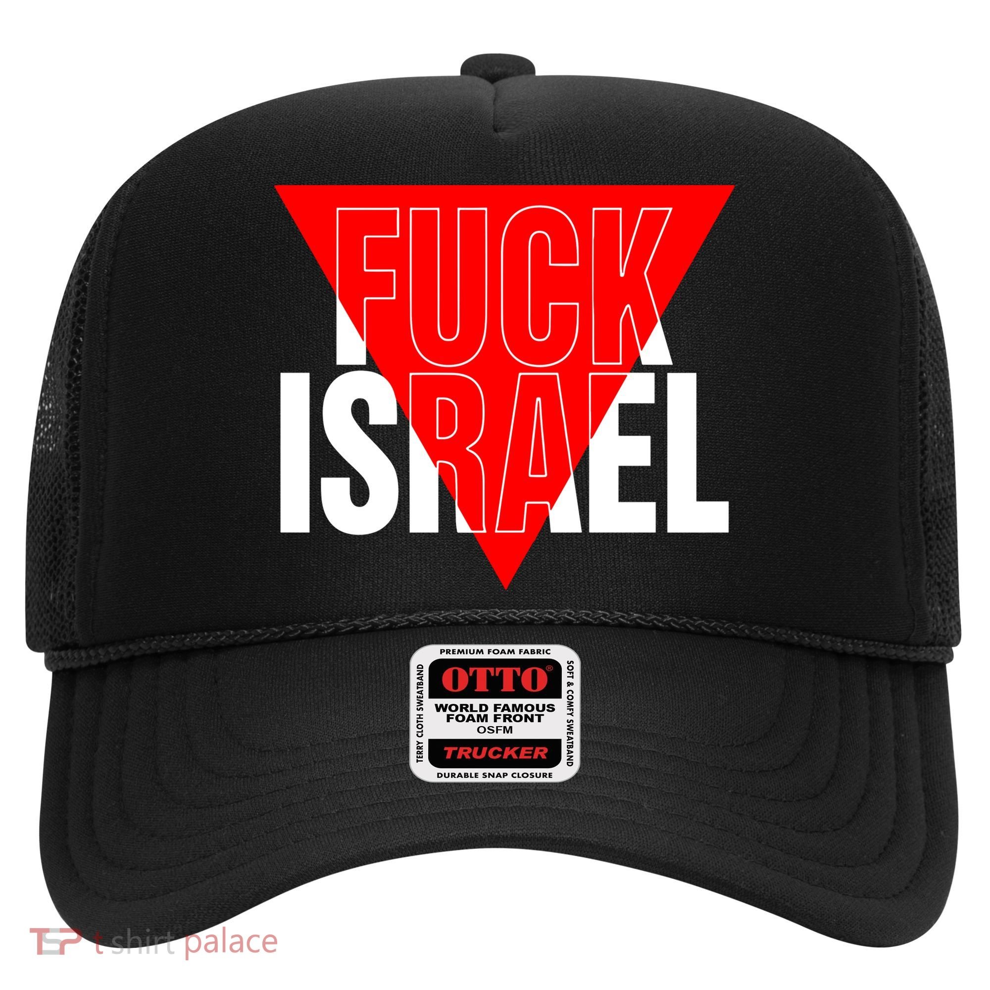 Fuck Israel Red Triangle Hat