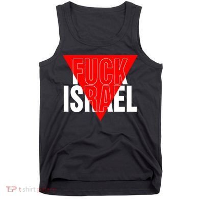 Fuck Israel Red Triangle Tank Top