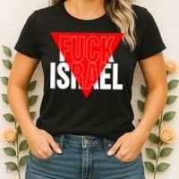 Fuck Israel Red Triangle Women's T-Shirt thumb 2