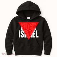 Fuck Israel Red Triangle Kids Hoodie thumb 0