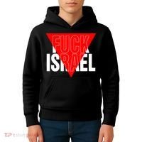 Fuck Israel Red Triangle Kids Hoodie thumb 4