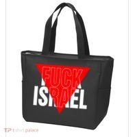 Fuck Israel Red Triangle Tote Bag thumb 3
