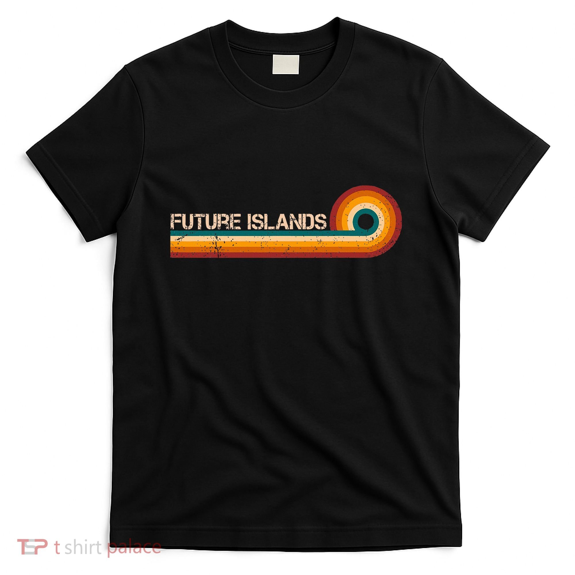 Future Islands Retro Stripes Musician Vintage T-Shirt