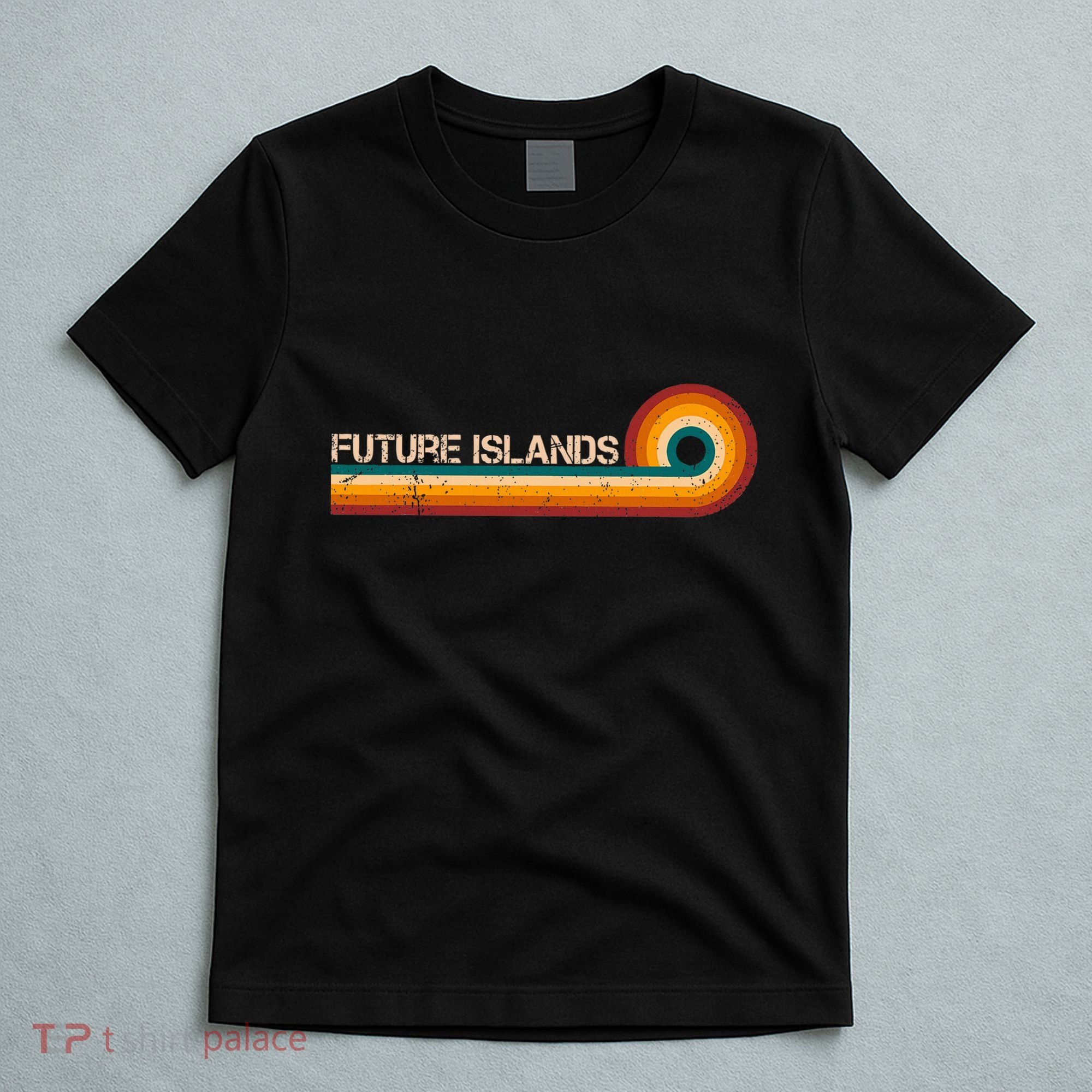Future Islands Retro Stripes Musician Vintage T-Shirt