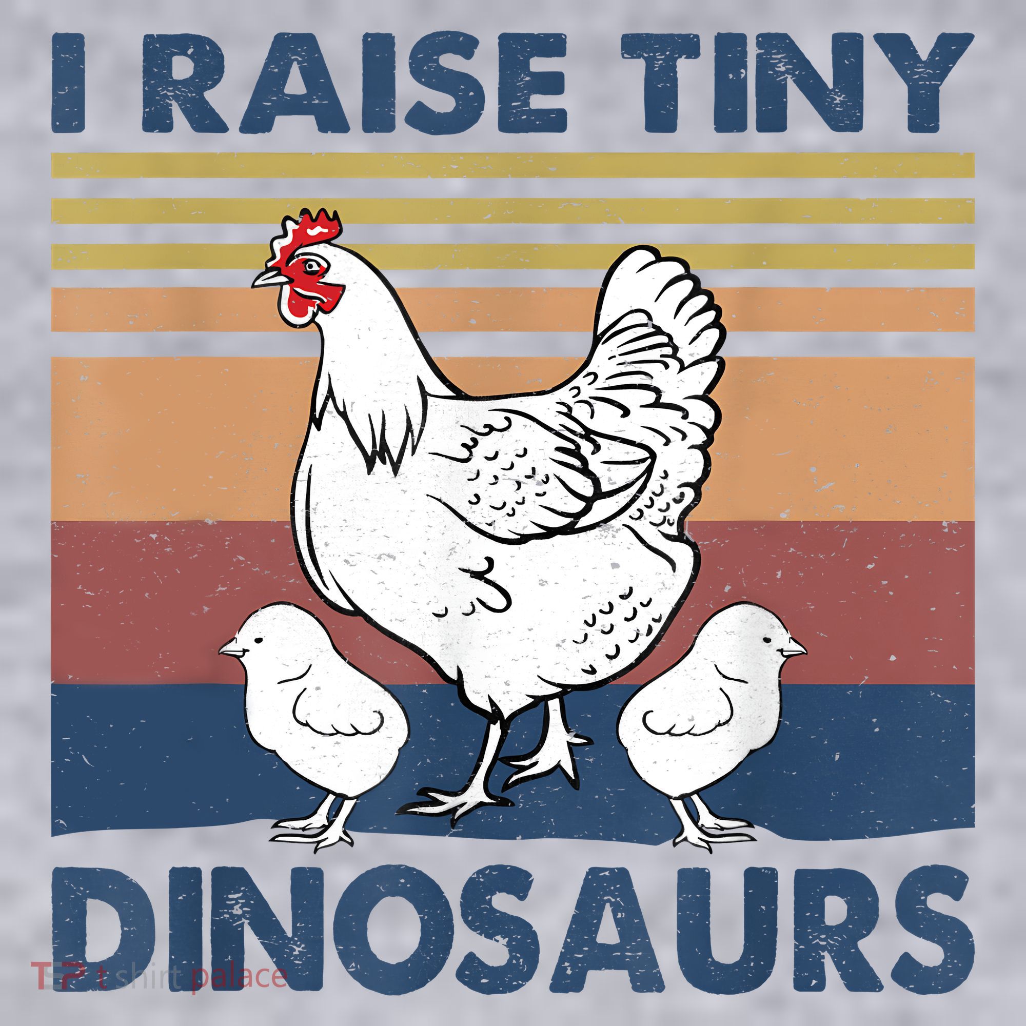 Funny I Raise Tiny Dinosaurs Chicken Joke Farmer Men Women Women's Sweatshirt