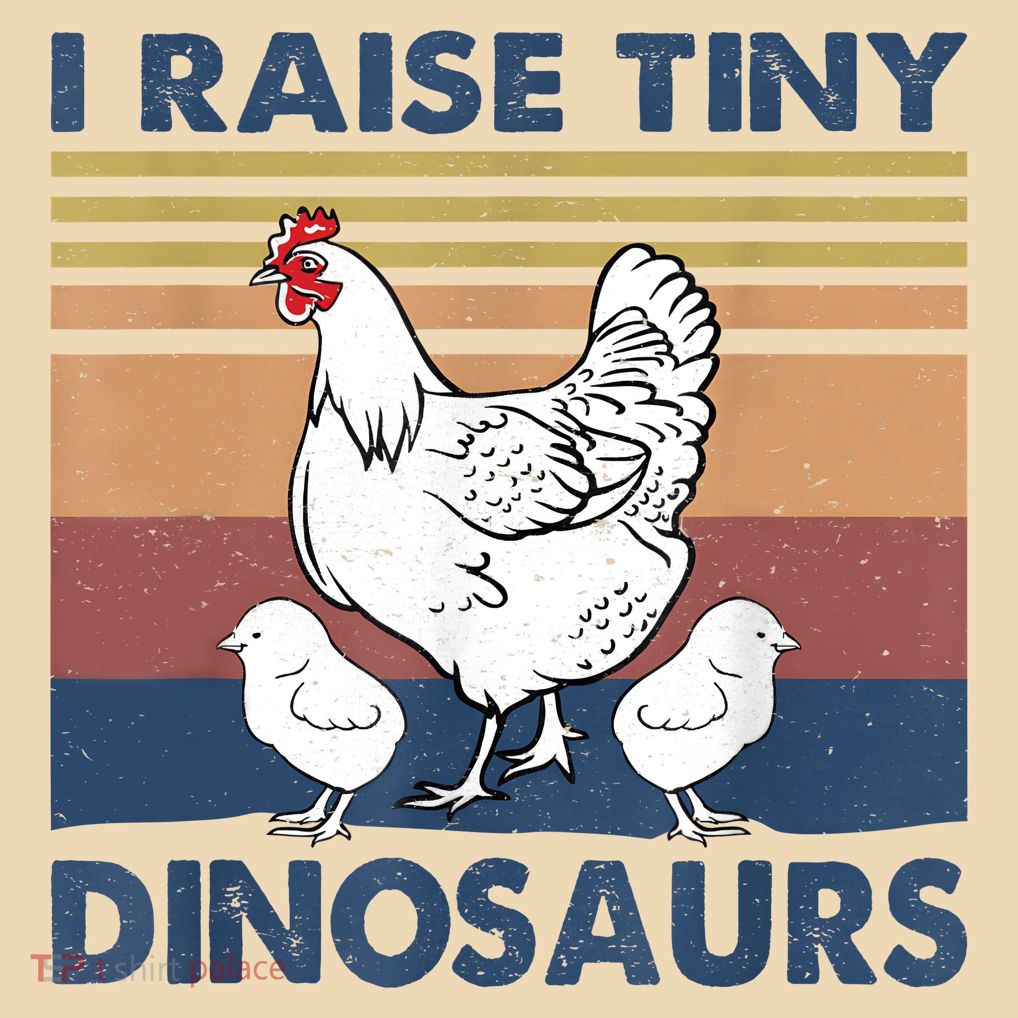 Funny I Raise Tiny Dinosaurs Chicken Joke Farmer Men Women Tote Bag