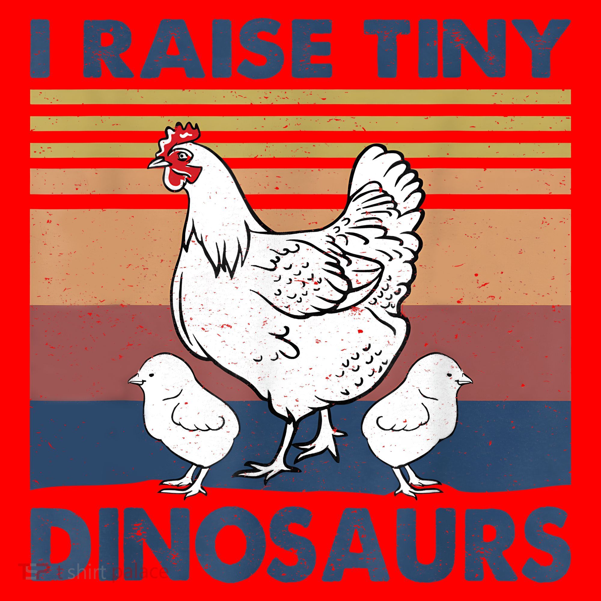 Funny I Raise Tiny Dinosaurs Chicken Joke Farmer Men Women Santa Hat