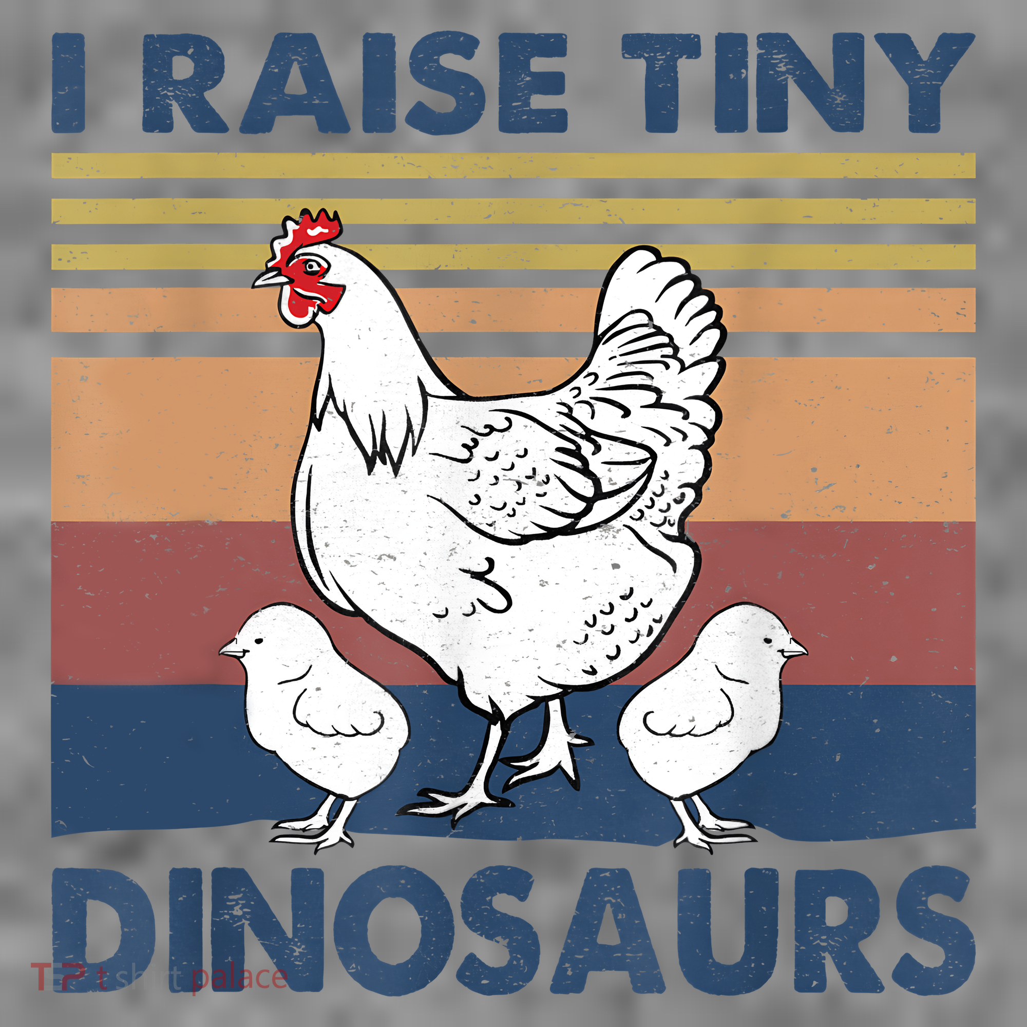 Funny I Raise Tiny Dinosaurs Chicken Joke Farmer Men Women Toddler Hoodie