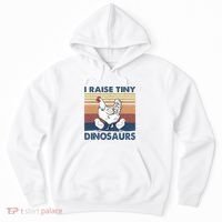 Funny I Raise Tiny Dinosaurs Chicken Joke Farmer Men Women Hoodie thumb 0