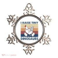 Funny I Raise Tiny Dinosaurs Chicken Joke Farmer Men Women Ornament thumb 0