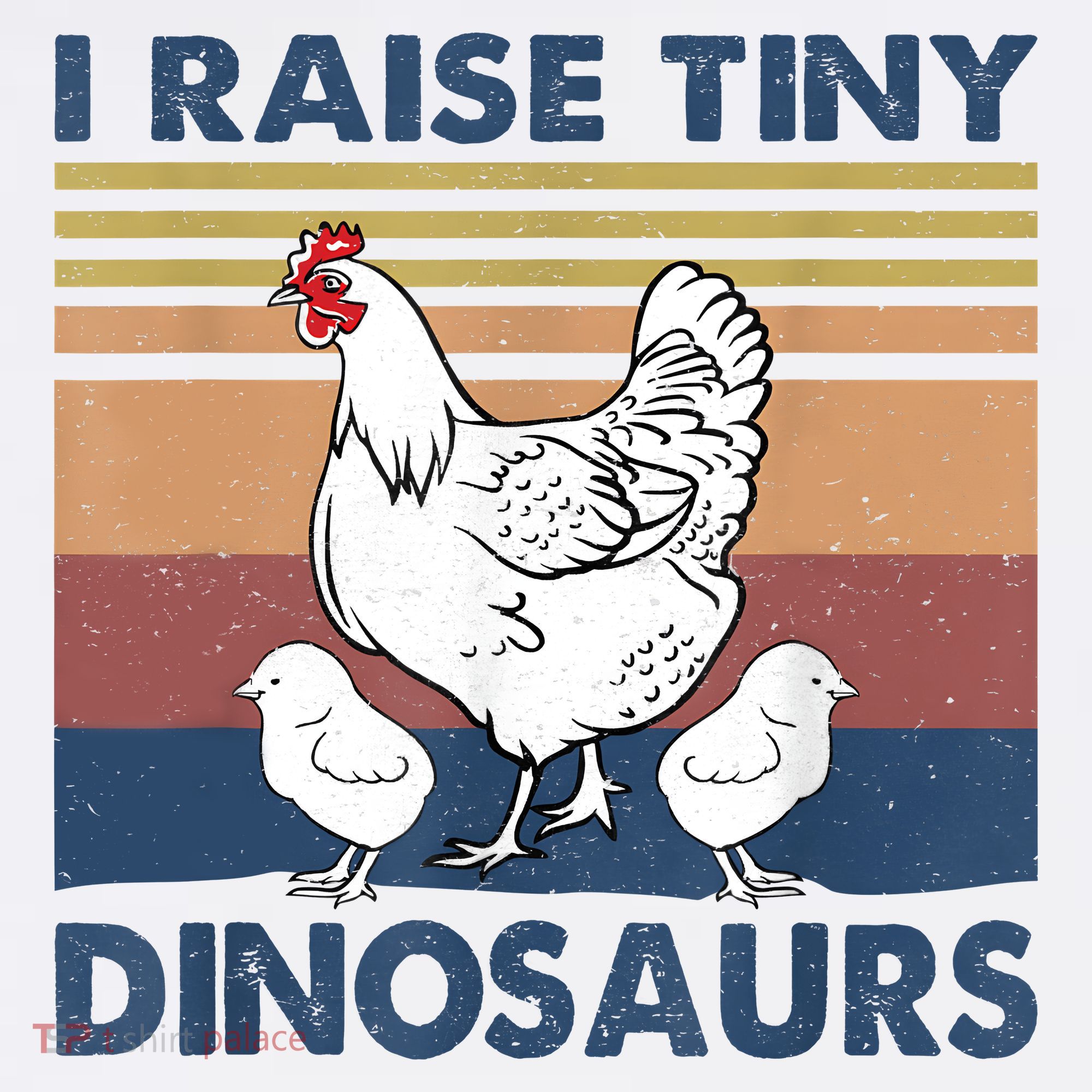 Funny I Raise Tiny Dinosaurs Chicken Joke Farmer Men Women Women's Tank Top