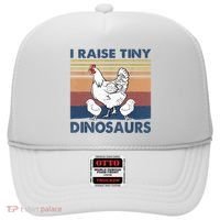 Funny I Raise Tiny Dinosaurs Chicken Joke Farmer Men Women Hat thumb 0