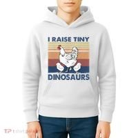 Funny I Raise Tiny Dinosaurs Chicken Joke Farmer Men Women Kids Hoodie thumb 4