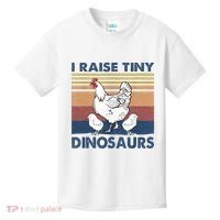 Funny I Raise Tiny Dinosaurs Chicken Joke Farmer Men Women Kids T-Shirt thumb 0